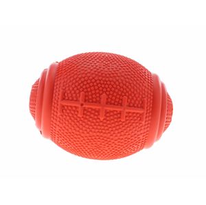 Vsepropejska Tegan ragby míč pro psa na pamlsky Barva: Červená, Rozměr: 11 cm