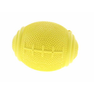 Vsepropejska Tegan ragby míč pro psa na pamlsky Barva: Žlutá, Rozměr: 11 cm