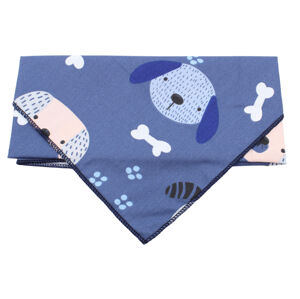 Vsepropejska Alin modrý šátek pro psa Obvod krku: 24 - 44 cm