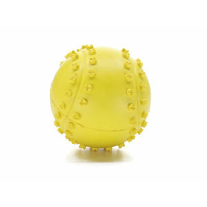 Vsepropejska Derby gumový míček pro psa | 6 cm Barva: Žlutá