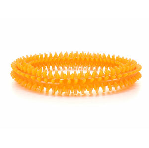 Vsepropejska Duke gumový kruh pro psa Barva: Oranžová, Rozměr: 14 cm