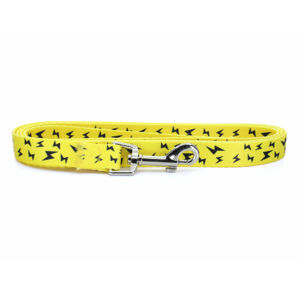 Vsepropejska City žlutý obojek, postroj a vodítko pro psa Typ: Vodítko, Velikost: Délka 150 cm, šířka 2 cm