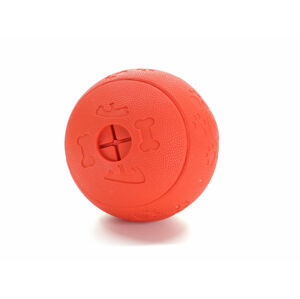 Vsepropejska Egon míček na pamlsky pro psa Barva: Červená, Rozměr (cm): 8