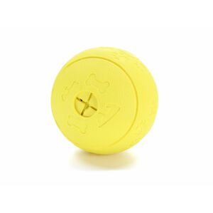 Vsepropejska Egon míček na pamlsky pro psa Barva: Žlutá, Rozměr: 6 cm