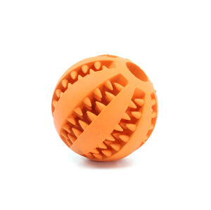 Vsepropejska Neal dentální míček pro psa Barva: Oranžová, Rozměr (cm): 8