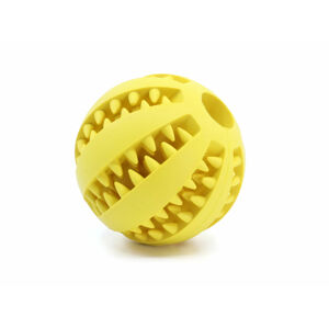 Vsepropejska Neal dentální míček pro psa Barva: Žlutá, Rozměr: 5 cm