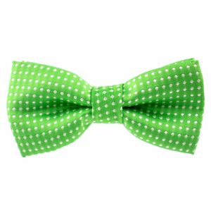 Vsepropejska Elegant zelený motýlek pro psa s puntíky | 25 - 42 cm