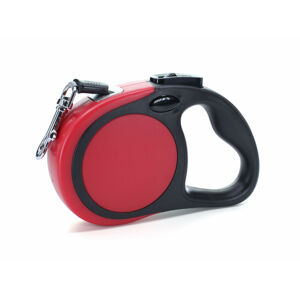 Vsepropejska Rudo samonavíjecí vodítko pro psa Barva: Červená, Délka vodítka: 5 m