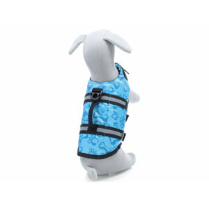 Vsepropejska Orsa modrá plovací vesta pro psa Délka zad (cm): 45, Obvod hrudníku: 63 – 98 cm