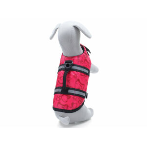 Vsepropejska Orsa červená plovací vesta pro psa Délka zad (cm): 27, Obvod hrudníku: 41 - 62 cm