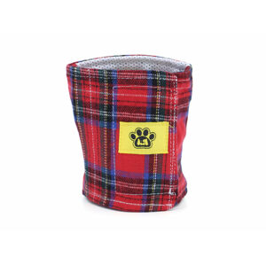Vsepropejska Daff protiznačkovací pás pro psa Barva: Červená, Obvod slabin: 40 - 45 cm