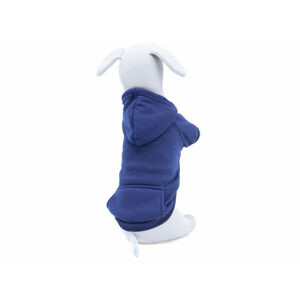 Vsepropejska Mitexi mikina s kapsou pro psa Barva: Modrá, Délka zad (cm): 28, Obvod hrudníku: 34 - 38 cm