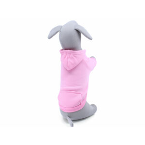 Vsepropejska Mitexi mikina s kapsou pro psa Barva: Růžová, Délka zad (cm): 36, Obvod hrudníku: 46 - 50 cm