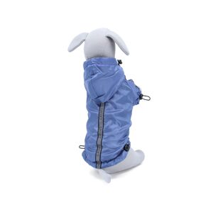 Vsepropejska Enola zimní bunda pro psa Barva: Modrá, Délka zad (cm): 50, Obvod hrudníku: 68 - 72 cm