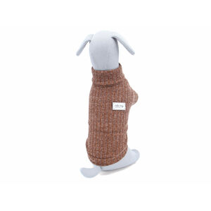 Vsepropejska Taima zateplený svetr pro psa Barva: Hnědá, Délka zad (cm): 18, Obvod hrudníku: 26 - 30 cm
