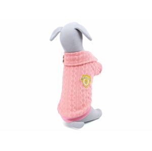 Vsepropejska Liči zateplený svetr pro psa Barva: Růžová, Délka zad (cm): 38, Obvod hrudníku: 50 - 54 cm