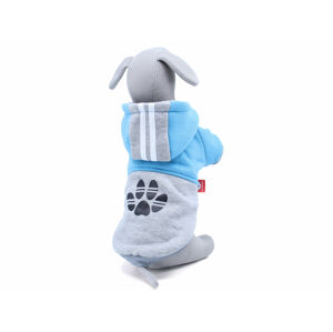 Vsepropejska Chimena sportovní zateplená mikina pro psa Barva: Modro-šedá, Délka zad (cm): 44, Obvod hrudníku: 60 - 64 cm