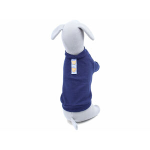 Vsepropejska Sitsi tričko s knoflíky pro psa Barva: Modrá, Délka zad (cm): 26, Obvod hrudníku: 38 - 42 cm