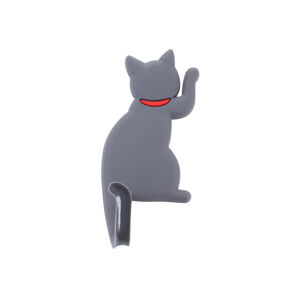 Vsepropejska Manu magnety koček na lednici Barva: Šedá