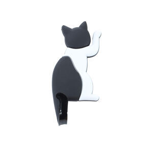Vsepropejska Manu magnety koček na lednici Barva: Černo-bílá