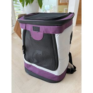 Vsepropejska Path bílo-fialový sportovní batoh pro psa | do 6 Kg