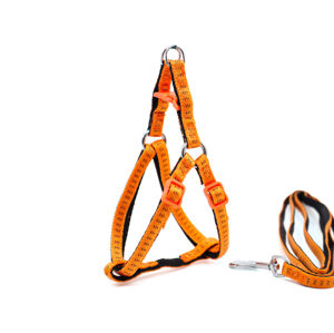 Vsepropejska Fugas postroj pro psa s vodítkem Barva: Oranžová, Obvod hrudníku: 30 - 45 cm