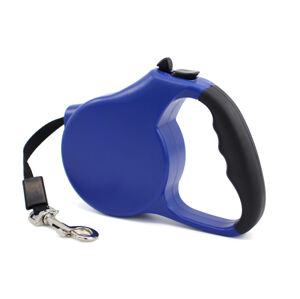 Vsepropejska Tykon samonavíjecí vodítko pro psa Barva: Tmavě modrá, Délka vodítka: 5 m