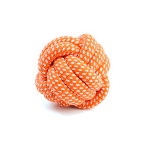 Vsepropejska Elis zapletený míček pro psa Barva: Oranžová, Rozměr (cm): 8