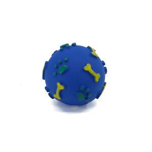 Vsepropejska Eldar gumový míček pro psa Barva: Modrá, Průměr: 7 cm