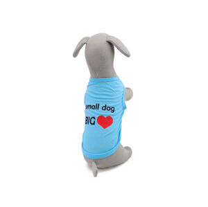 Vsepropejska Fyss letní tričko pro psa Barva: Modrá, Délka zad (cm): 18, Obvod hrudníku: 27 - 30 cm