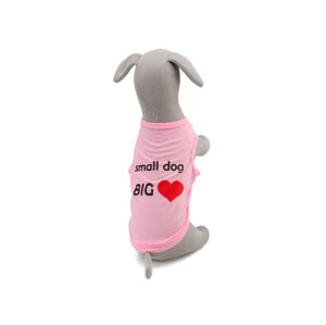 Vsepropejska Fyss letní tričko pro psa Barva: Růžová, Délka zad (cm): 30, Obvod hrudníku: 38 - 46 cm