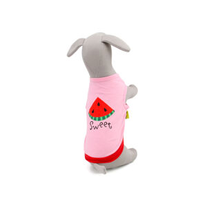 Vsepropejska Tyras letní tričko pro psa Barva: Růžová, Délka zad (cm): 30, Obvod hrudníku: 40 - 48 cm