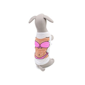 Vsepropejska Tyfon letní tričko pro psa Barva: Růžová, Délka zad (cm): 24, Obvod hrudníku: 34 - 39 cm