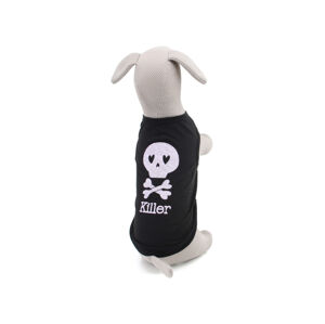 Vsepropejska Buri letní tričko pro psa Barva: Černá, Délka zad (cm): 34, Obvod hrudníku: 46 - 52 cm
