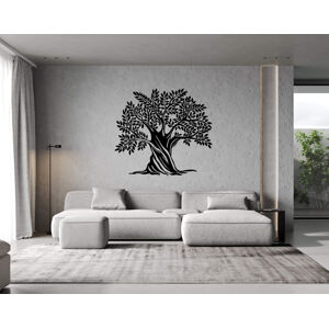 Vsepropejska Strom života 6 dekorace na zeď Rozměr (cm): 40 x 36, Dekor: Černá