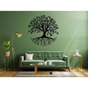 Vsepropejska Strom života 11 dekorace na zeď Rozměr (cm): 38 x 37, Dekor: Černá