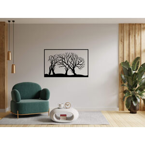 Vsepropejska Strom života buvol dekorace na zeď Rozměr (cm): 38 x 23, Dekor: Černá