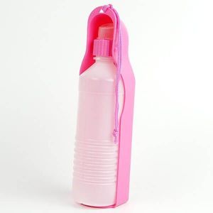 Vsepropejska Bottle cestovní láhev pro psa 500 ml Barva: Růžová