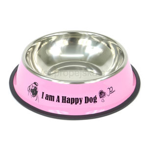 Vsepropejska Empty miska pro psa s tlapkami Barva: Růžová, Rozměr (cm): 11