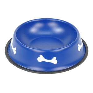 Vsepropejska Dish modrá miska pro psa se vzorem kosti Rozměr: 25 cm