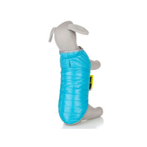Vsepropejska Sonda oboustranná bunda pro psa Barva: Modrá, Délka zad (cm): 19, Obvod hrudníku: 32 - 38 cm