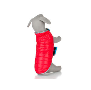 Vsepropejska Sonda oboustranná bunda pro psa Barva: Červená, Délka zad (cm): 43, Obvod hrudníku: 68 - 78 cm