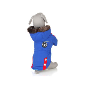 Vsepropejska Ronys zimní bunda pro psa Barva: Modrá, Délka zad (cm): 41, Obvod hrudníku: 52 - 56 cm