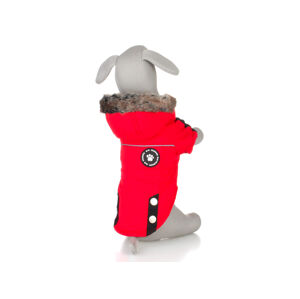Vsepropejska Ronys zimní bunda pro psa Barva: Červená, Délka zad (cm): 33, Obvod hrudníku: 44 - 48 cm