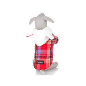 Vsepropejska Sirio zimní kabátek pro psa Barva: Červená, Délka zad (cm): 26, Obvod hrudníku: 38 - 40 cm