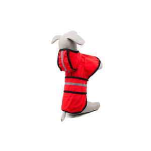 Vsepropejska Zidan pláštěnka pro psa Barva: Červená, Délka zad (cm): 47, Obvod hrudníku: 50 - 60 cm