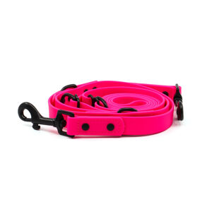 Vsepropejska Flip přepínací vodítko pro psa | 260 cm Barva: Růžová, Délka vodítka: 260 cm, Šířka vodítka: 1,5 cm