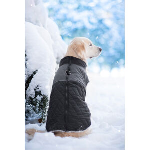 Vsepropejska Terenc obleček pro psa na zip Barva: Červená, Délka zad (cm): 26, Obvod hrudníku: 30 - 35 cm