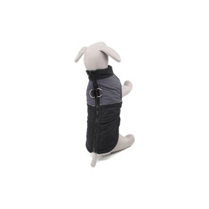 Vsepropejska Terenc obleček pro psa na zip Barva: Černá, Délka zad (cm): 30, Obvod hrudníku: 37 - 44 cm
