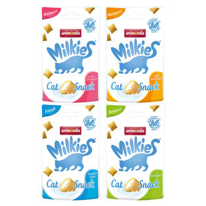 Animonda Milkies, kombinované balení, křupavé polštářky, 12 × 30 g